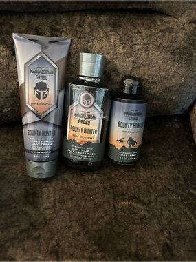 Bath & Body Works Mandalorian Grogu Bounty Hunter Men’s Grooming Trio - Gray